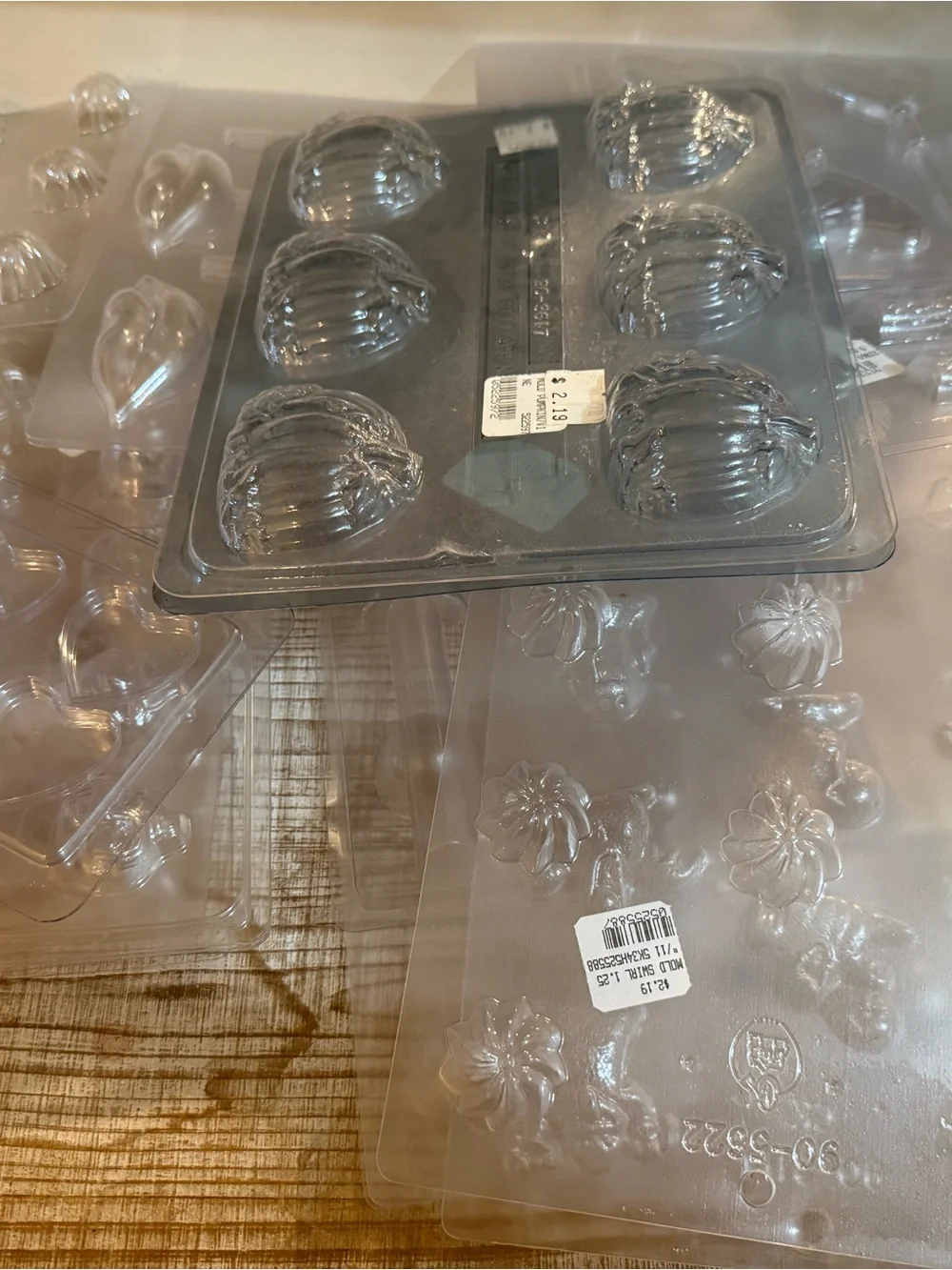 Clear Plastic Candy  Molds